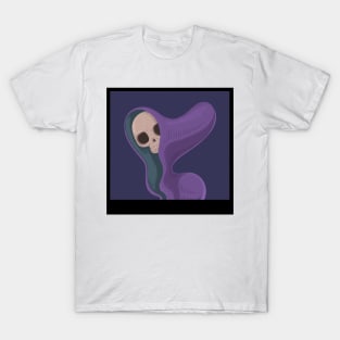 floating skeletal draped within sheet T-Shirt